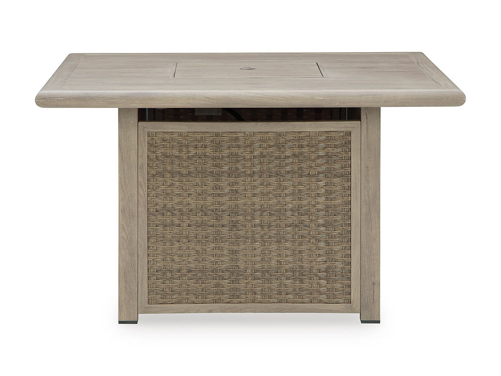 Thumbnail: Cliff Trails Square Fire Pit Table