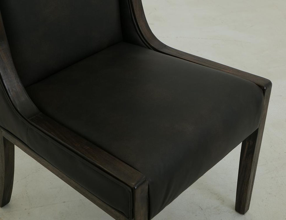 Thumbnail: Black Balam Black Upholstered Chair