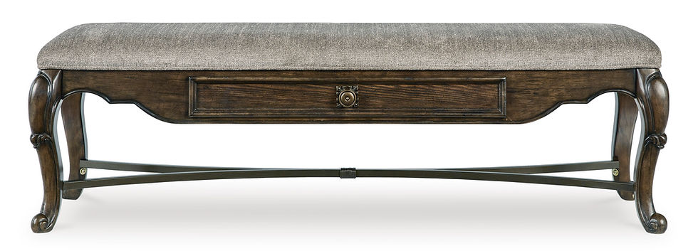 Thumbnail: Maylee Dark Brown 63" Dining Bench