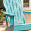 Thumbnail: Sundown Teal Adirondack Chairs w/ Table