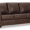 Thumbnail: Colleton Dark Brown Leather Sofa