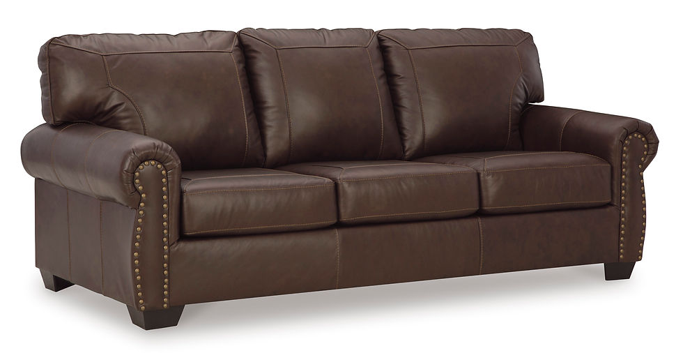 Thumbnail: Colleton Dark Brown Leather Sofa