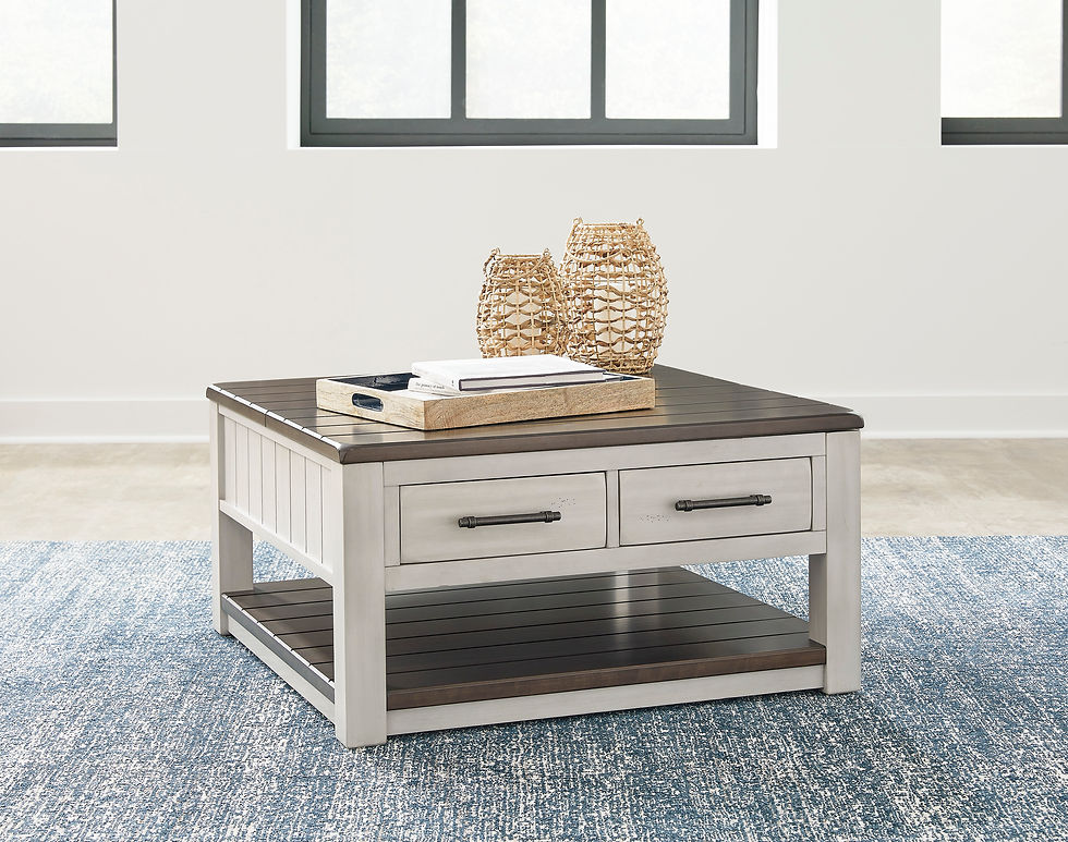 Darborn Gray/Brown Lift-Top Coffee Table
