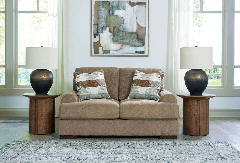 Thumbnail: Jayne Park Pecan Loveseat