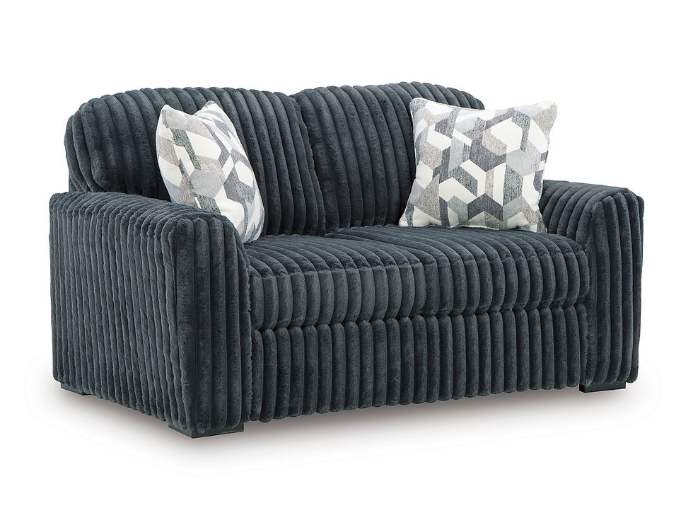 Thumbnail: Midnight Gunmetal Loveseat