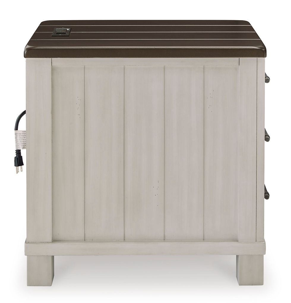 Thumbnail: Darborn Gray/Brown Chairside End Table