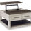 Thumbnail: Darborn Gray/Brown Lift-Top Coffee Table