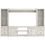 Thumbnail: Bellaby Whitewash 4-PC Entertainment Center