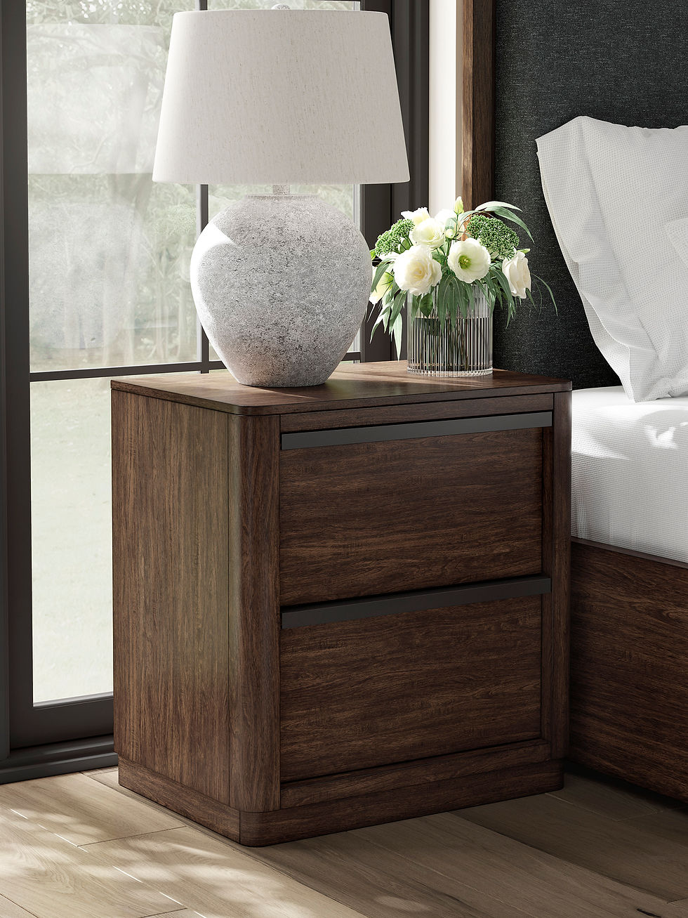 Thumbnail: Dilenno 2-Drawer Nightstand