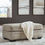 Thumbnail: Stonemeade Taupe Ottoman