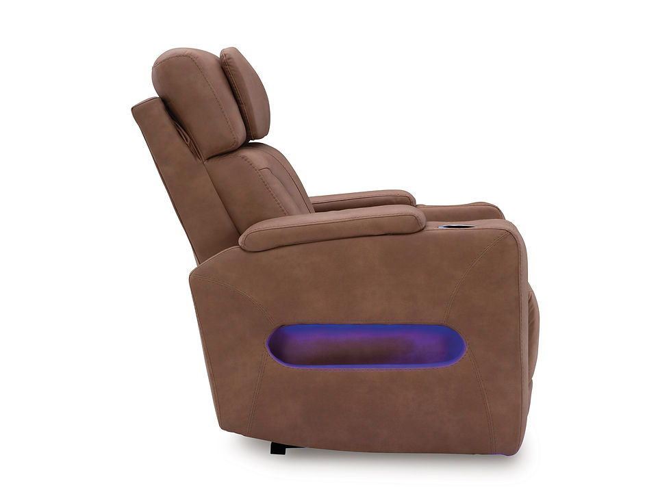Thumbnail: Clean-Slate Caramel Power Recliner
