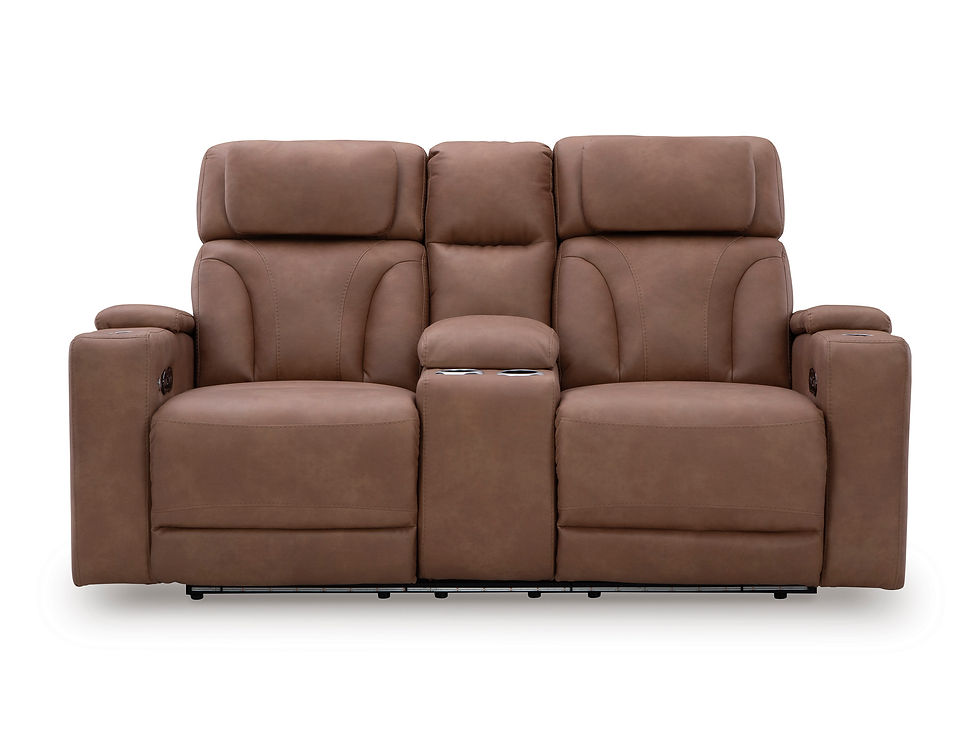 Thumbnail: Clean-Slate Caramel Power Loveseat