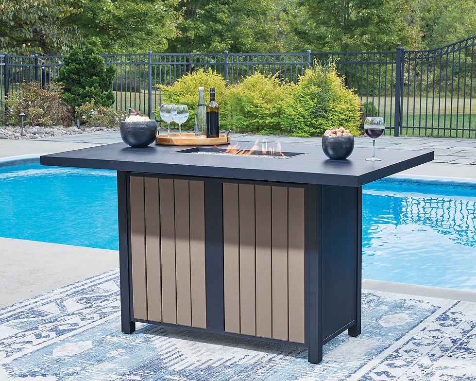 Thumbnail: East Beach RECT Bar Table w/ Fire Pit