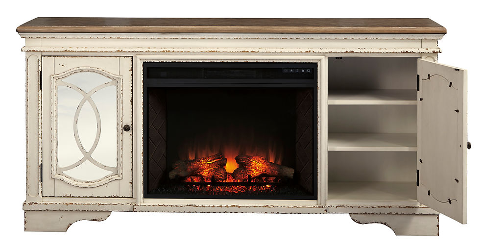 Thumbnail: Realyn Antique White Large TV Stand