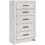Thumbnail: Cayboni Whitewash Chest of Drawers