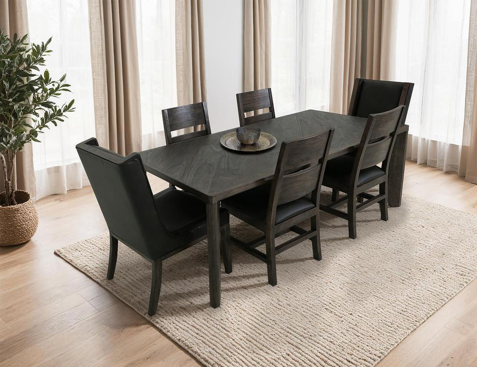 Thumbnail: Black Balam Black Upholstered Chair
