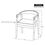 Thumbnail: White Teak Dining Chair