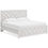 Thumbnail: Cayboni Whitewash King Panel Bed