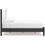 Thumbnail: Cadmori Partial Upholstered Panel Bed