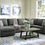 Thumbnail: Edenfield Charcoal LAF 3-PC Sectional w/ Chaise