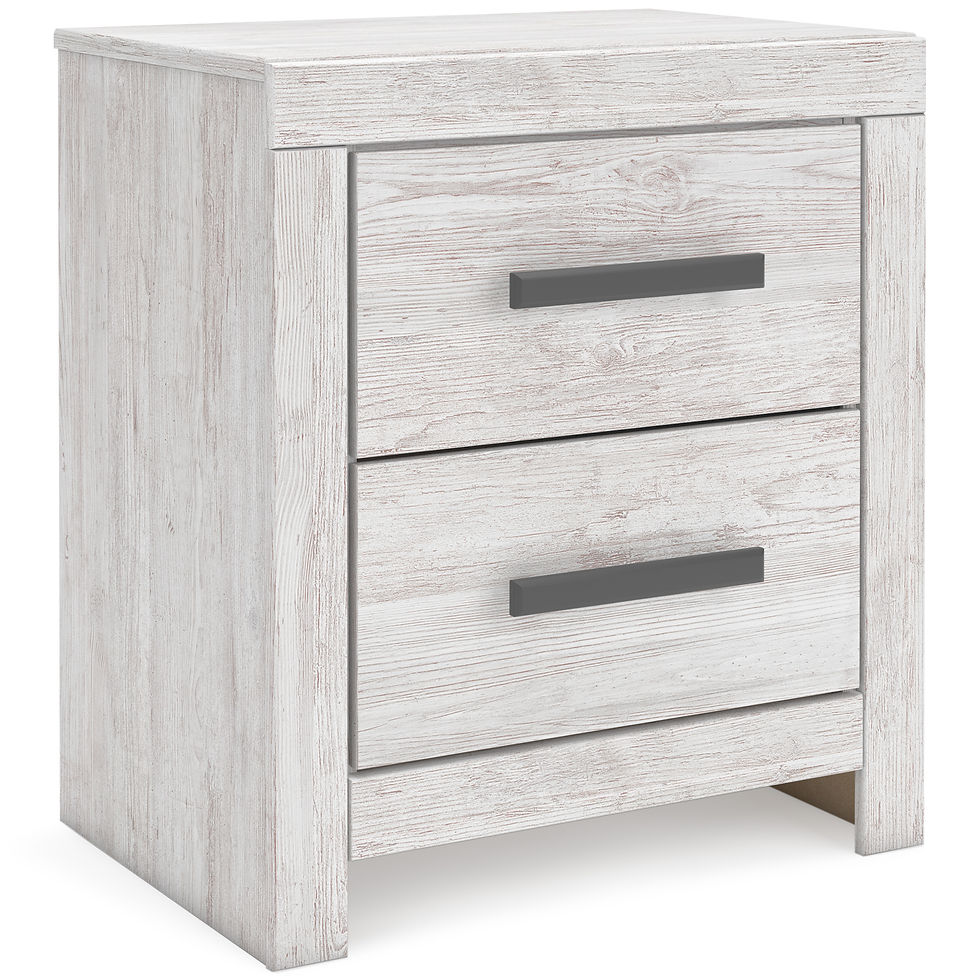 Thumbnail: Cayboni Whitewash Nightstand