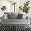 Thumbnail: Mathonia Smoke Queen Sleeper Sofa