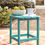 Thumbnail: Sundown Teal Adirondack Chairs w/ Table