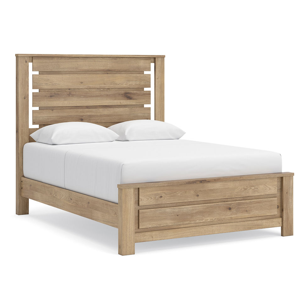 Thumbnail: Brozmont Queen Panel Platform Bed