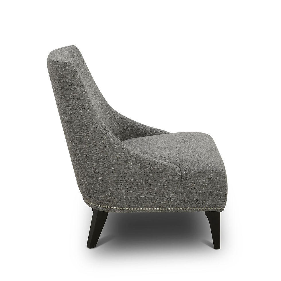 Thumbnail: Kendall Charcoal Upholstered Accent Chair