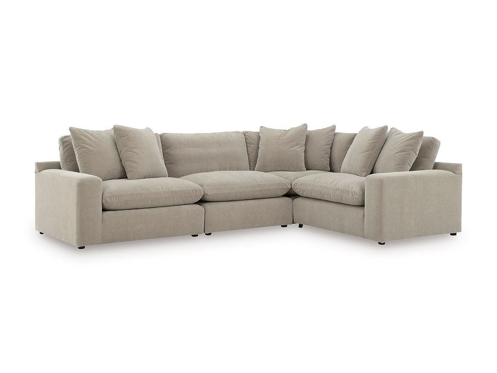 Thumbnail: Maxton Heights Pebble 4-PC Modular Sectional w/ Wedge
