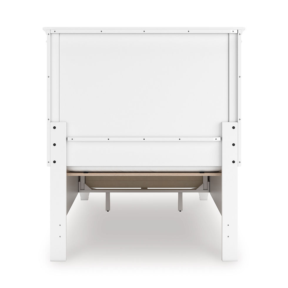 Thumbnail: Fortman White Twin Storage Bed