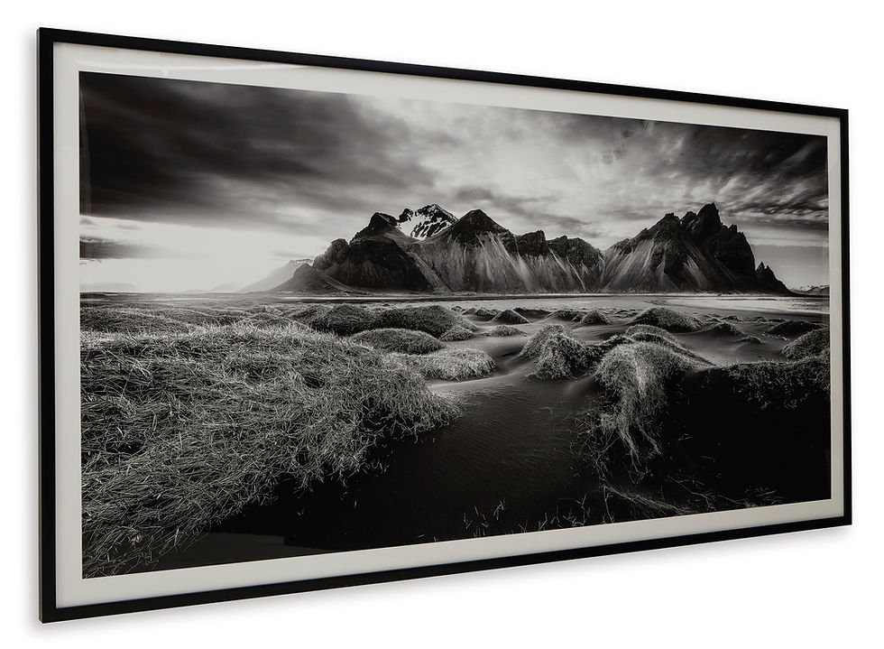 Thumbnail: Delstone Mountains Framed Wall Art