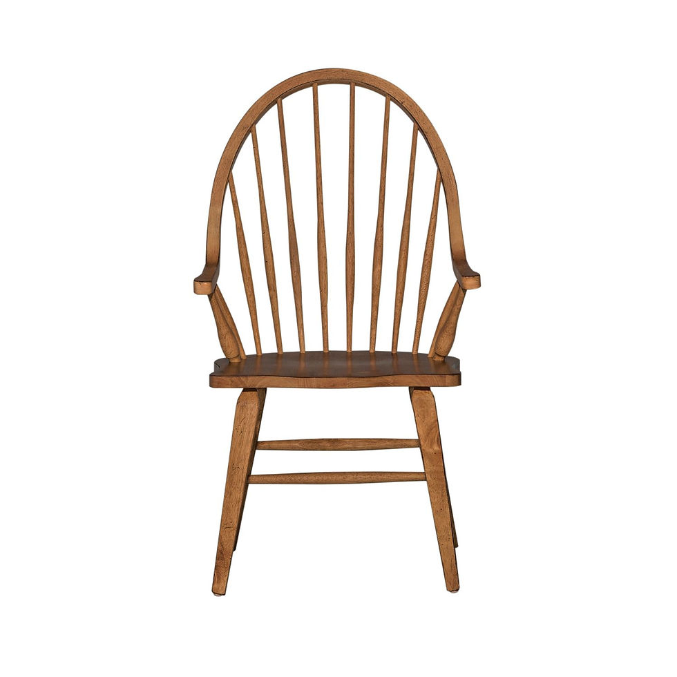Thumbnail: Hearthstone Ridge Rectangular Table, 4 Side Chairs & 2 Arm Chairs