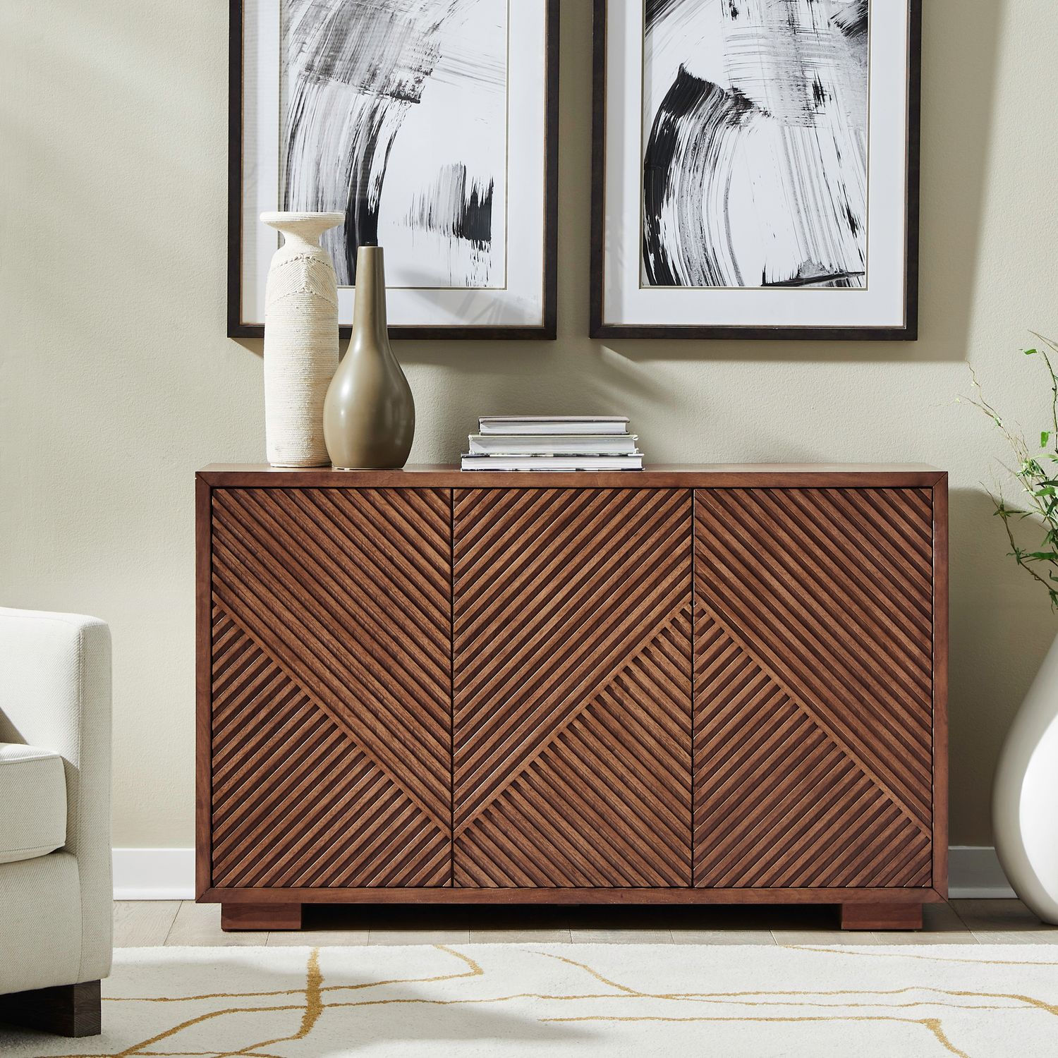 Easton Urban Bronze Accent Cabinet