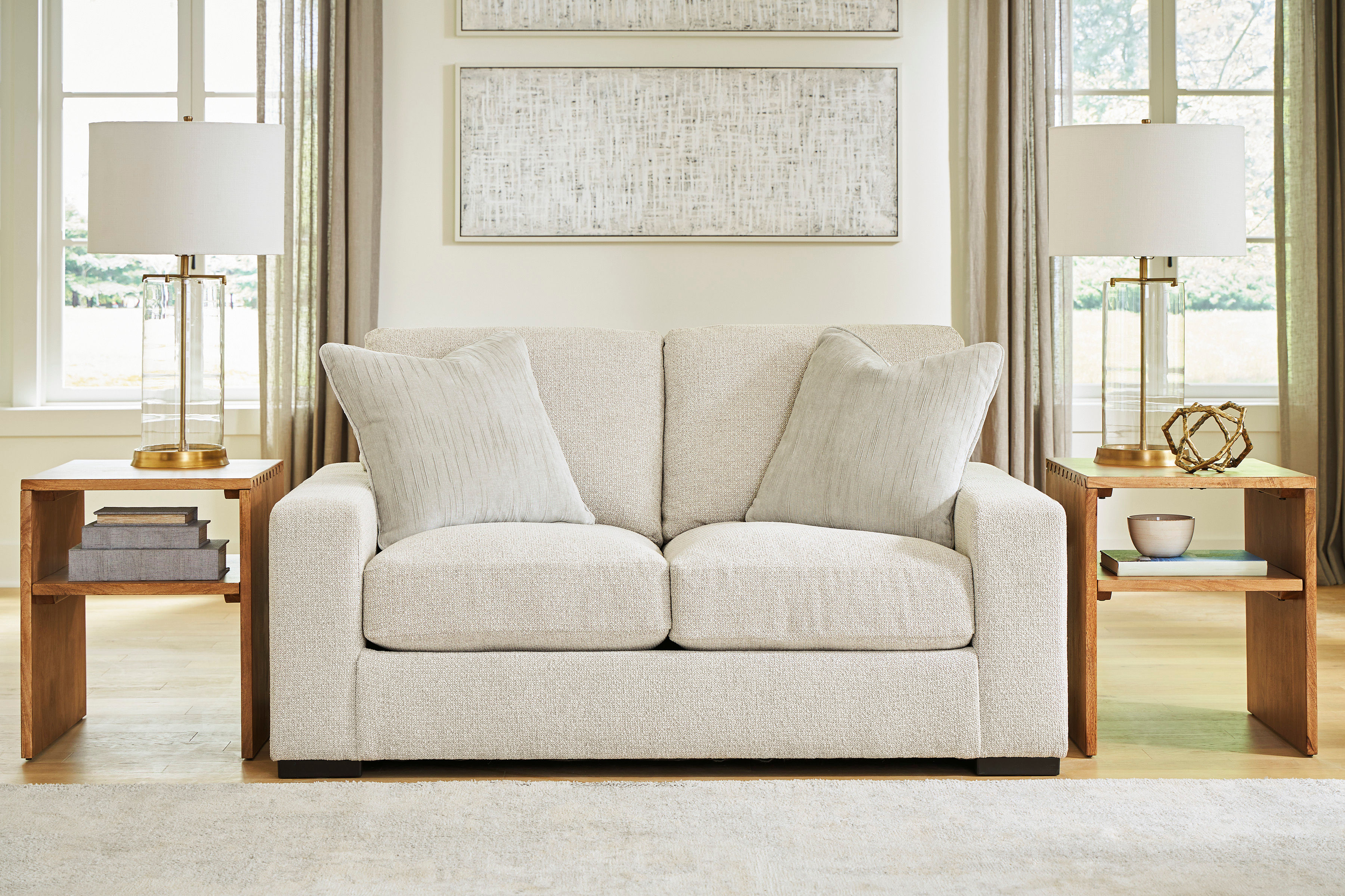 Conlee-Pike Linen Loveseat