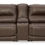 Thumbnail: Dunleith Chocolate Leather 3-PC Power Reclining Loveseat w/ Console