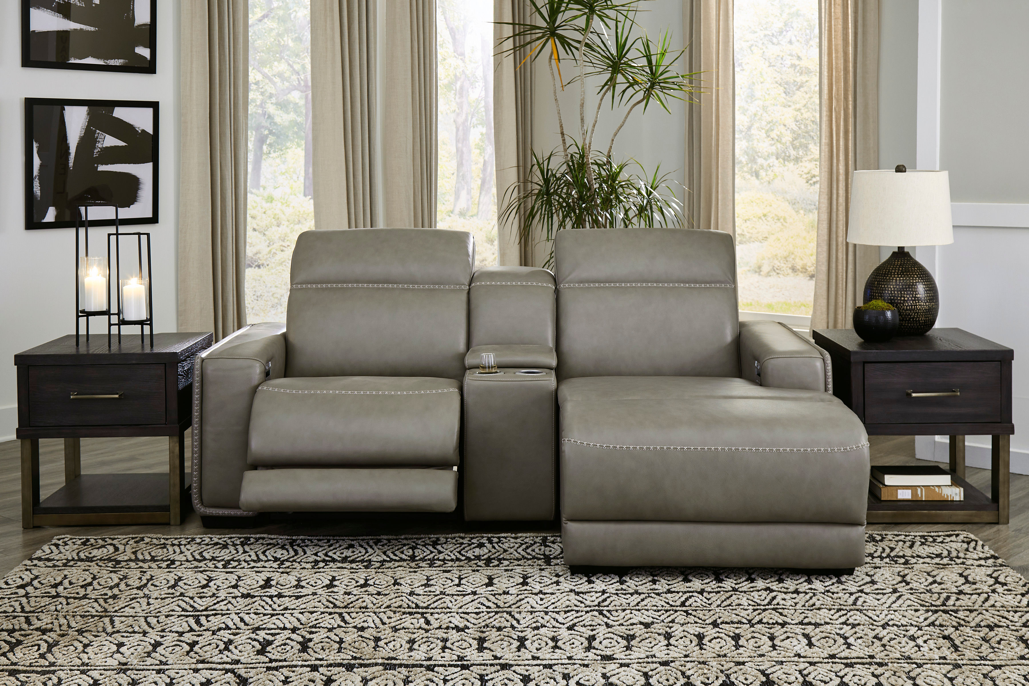Correze 3-PC Power Reclining Sectional w/ Chaise