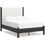Thumbnail: Cadmori Partial Upholstered Panel Bed