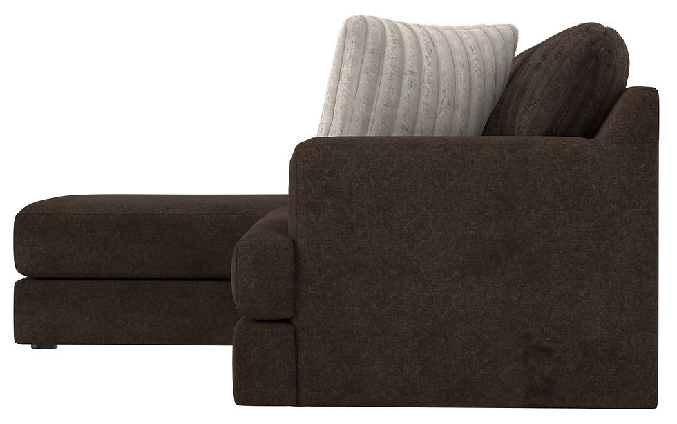 Thumbnail: Logan Chocolate Custom 2-PC Sectional