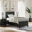 Thumbnail: Lanolee Black Twin Storage Bed