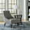 Thumbnail: Kendall Charcoal Upholstered Accent Chair