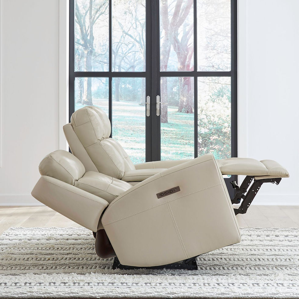 Thumbnail: Carrington Baja Stone Power Reclining Loveseat w/ P3 & ZG