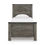 Thumbnail: Frandern Rustic Gray Twin Panel Bed