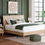 Thumbnail: Cielden Wood Panel Bed