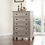 Thumbnail: Allegra Vintage Driftwood 5-Drawer Chest