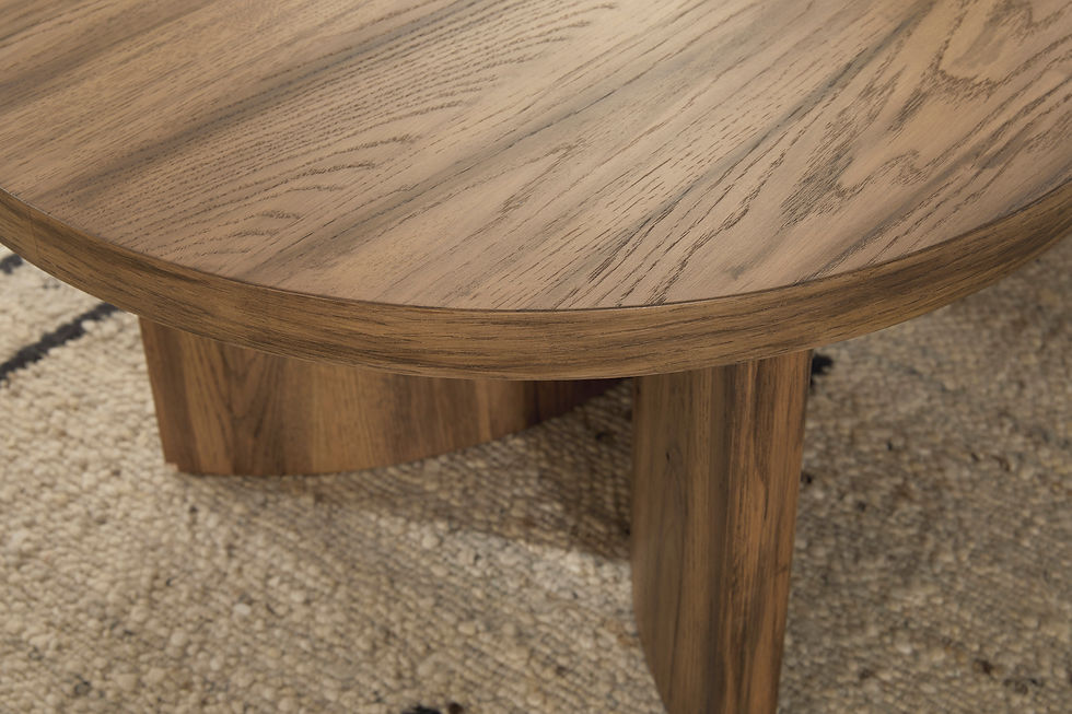 Thumbnail: Austanny Oval Brown Cocktail Table
