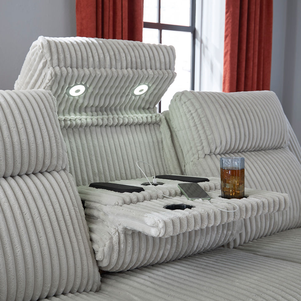 Thumbnail: Forest Lake Power Alloy Reclining Sofa
