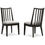 Thumbnail: Galliden Black Upholstered Dining Side Chairs