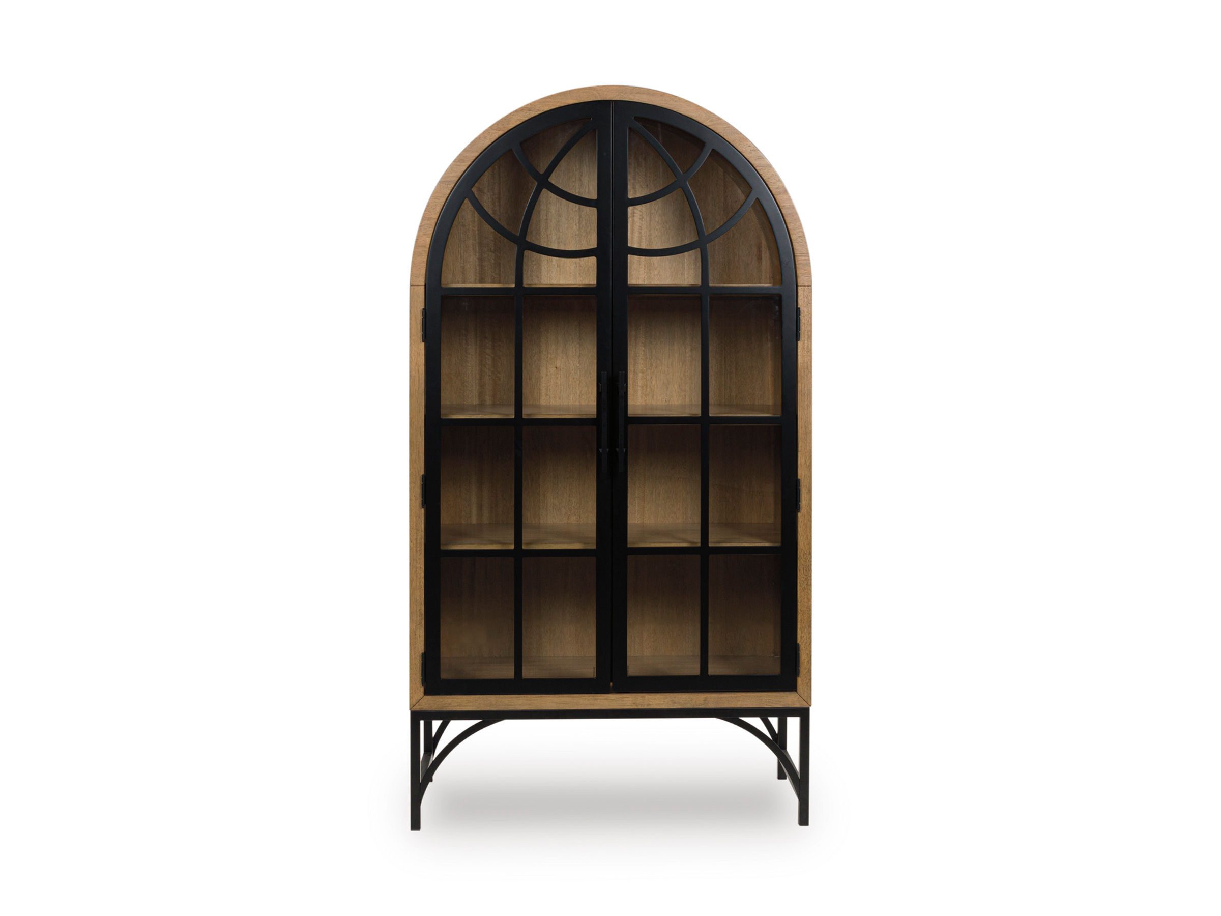 Gwenwich Natural/Black Cabinet