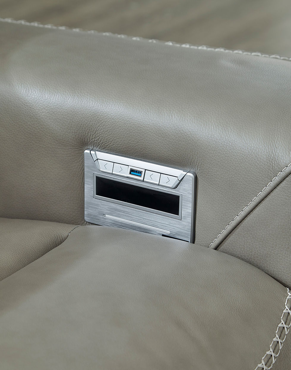 Thumbnail: Correze 6-PC Power Reclining Sectional w/ Chaise